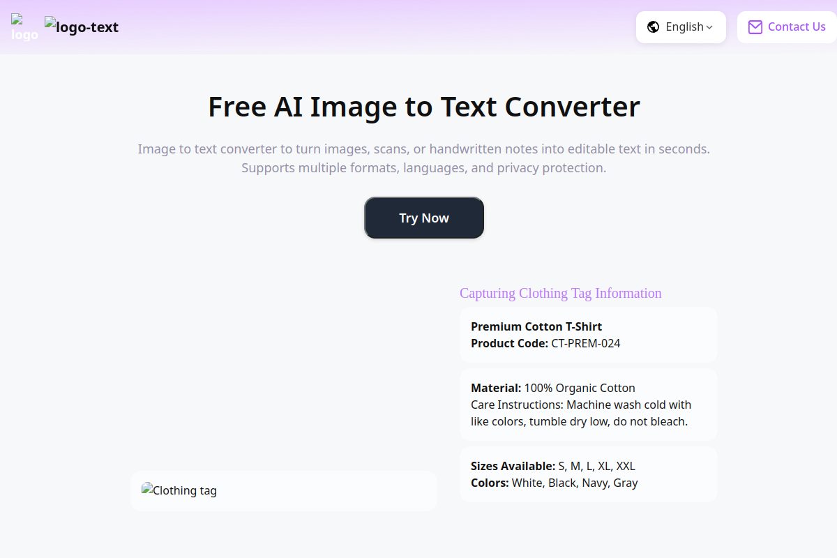 AIImagetoText preview