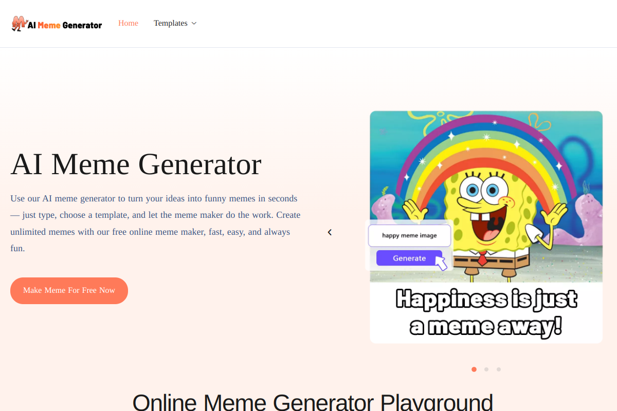 AI Meme Generator preview