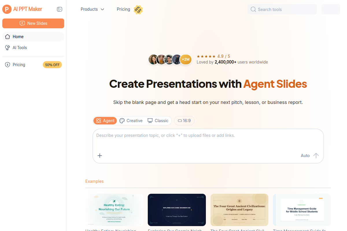 AI PPT Maker preview