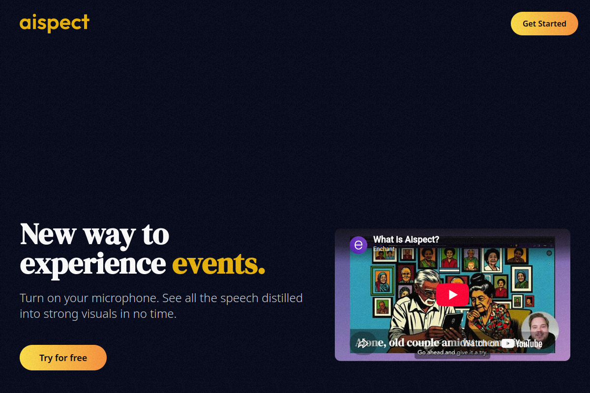 Aispect website screenshot 1