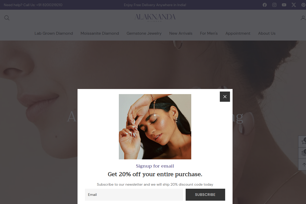 Alaknanda Diamond website