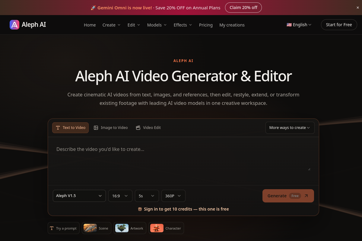 Aleph AI preview