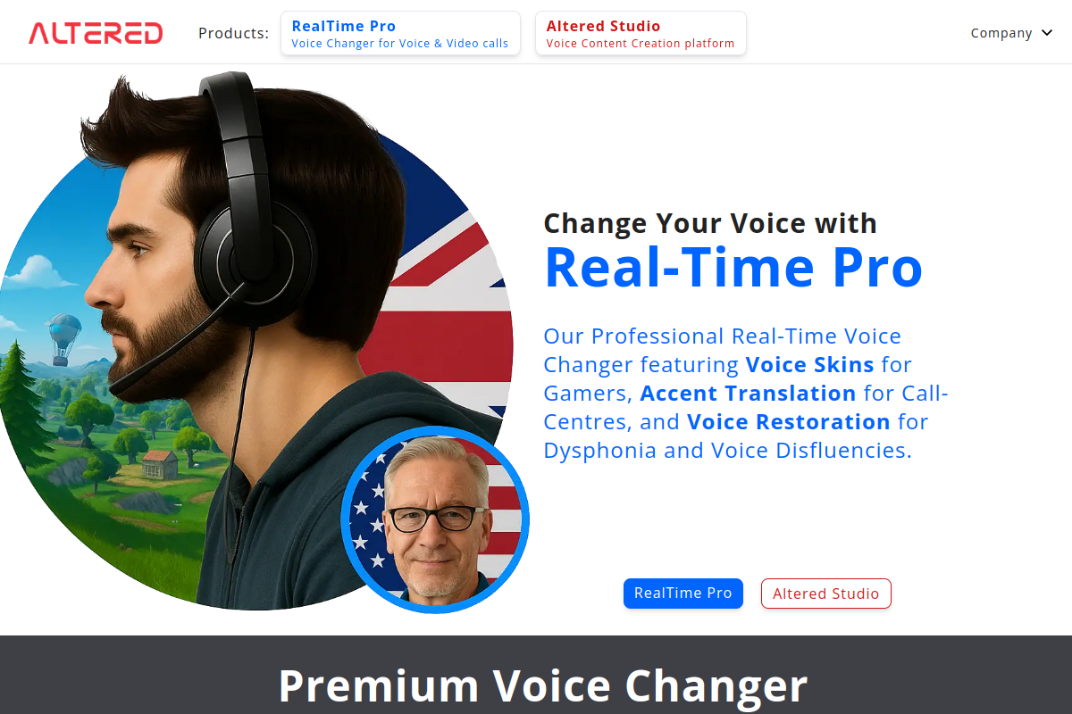 Altered website screenshot 1