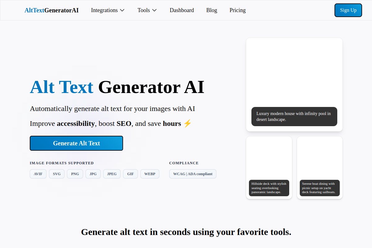 Alt Text Generator AI preview