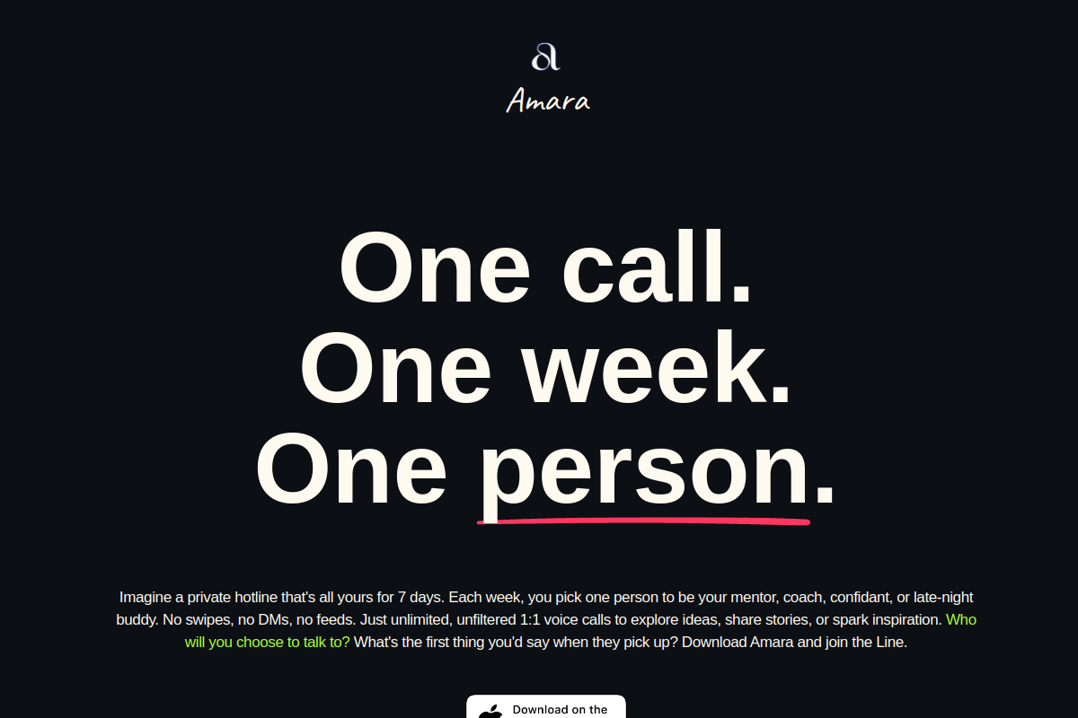 Amara - Join the Line!