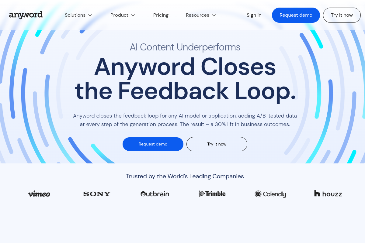 Anyword screenshot