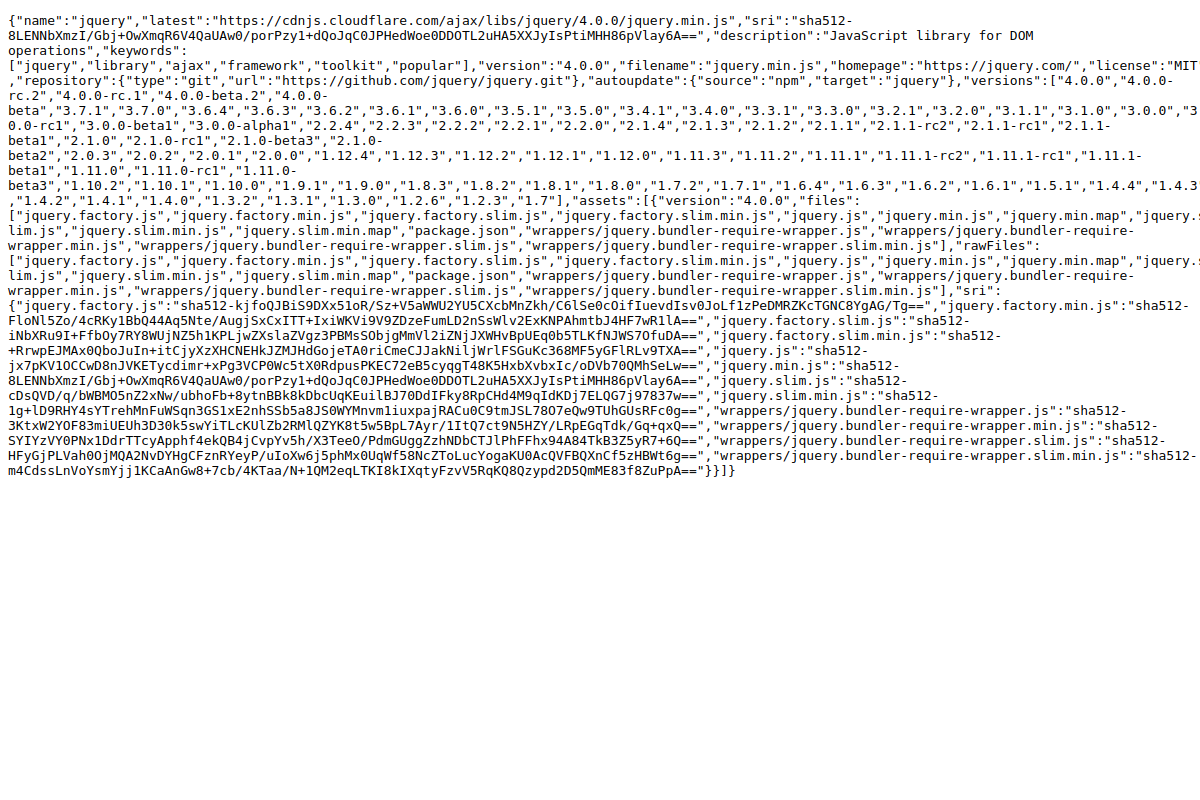 CDNJS preview