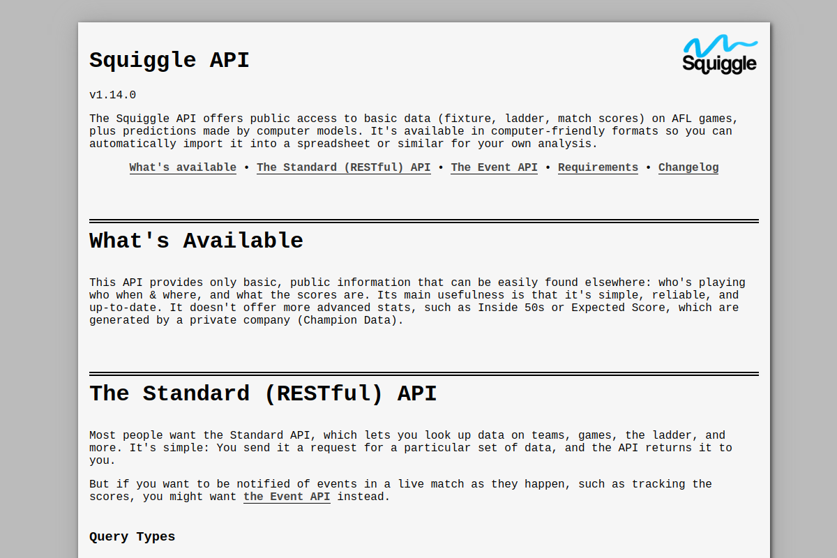 Squiggle preview
