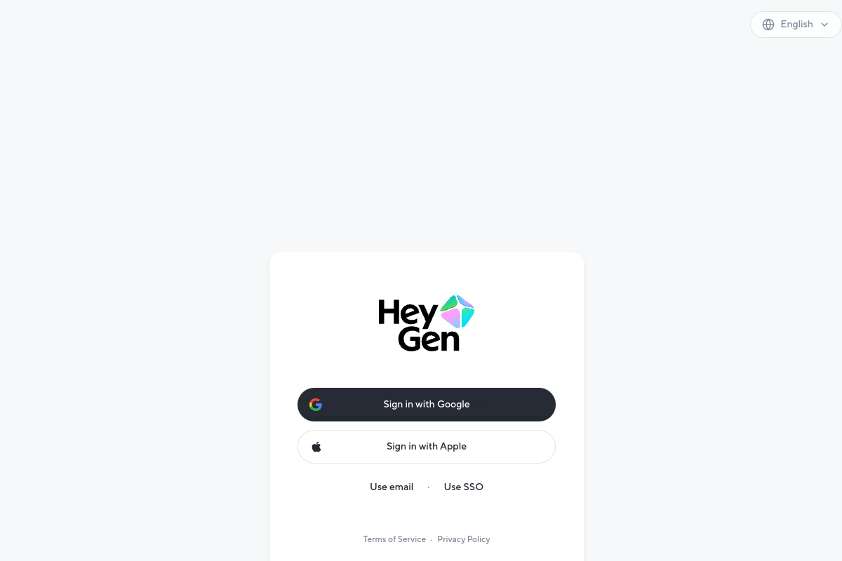 HeyGen website screenshot 1