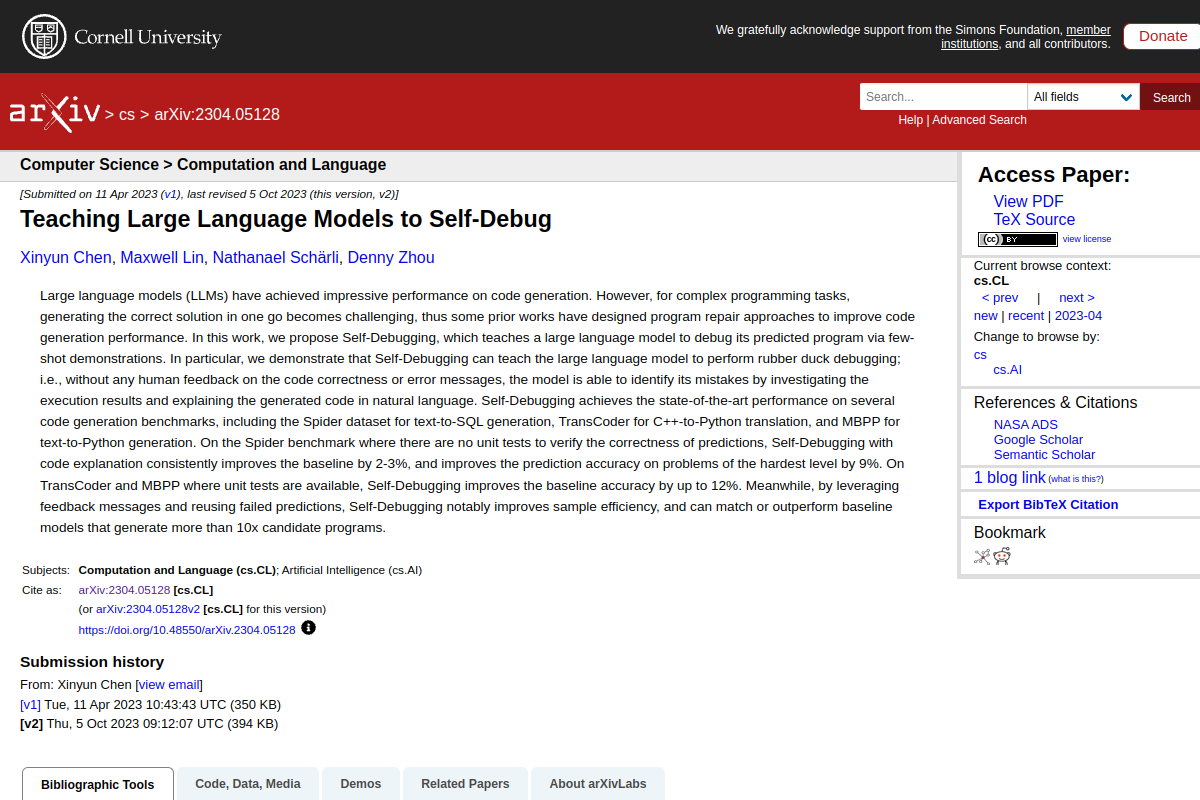 Self-Debugging Agent preview