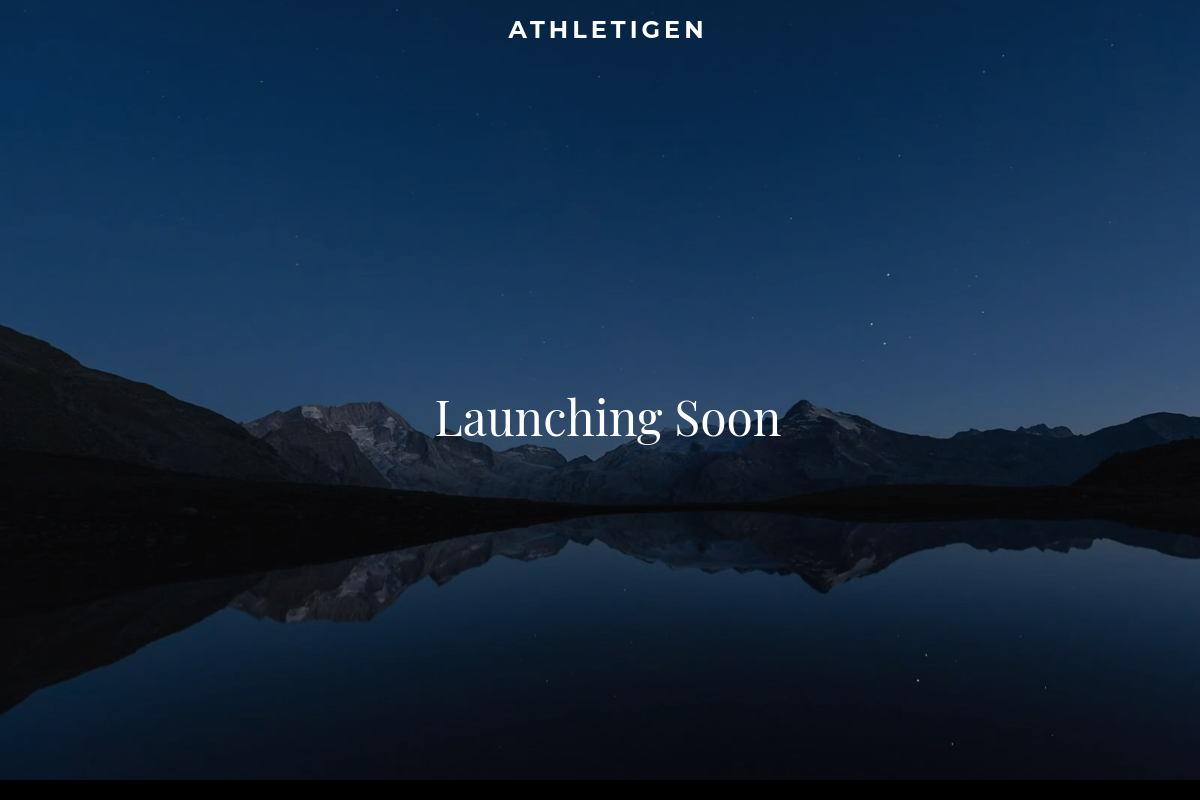 Athletigen website screenshot 1