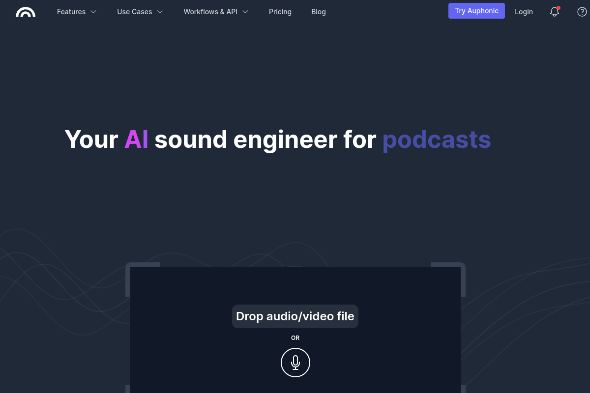 Auphonic screenshot