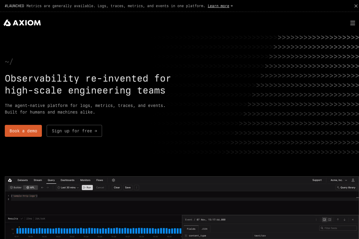 Axiom screenshot