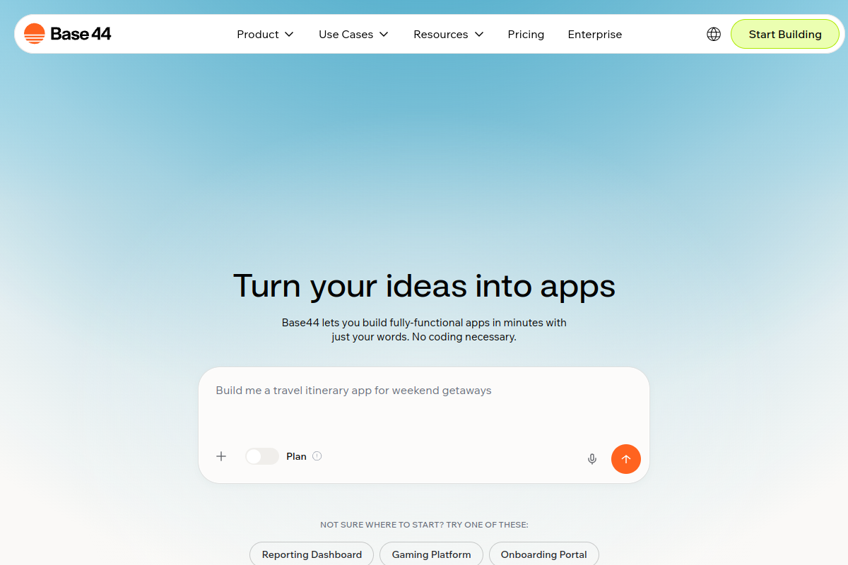 Base44 screenshot