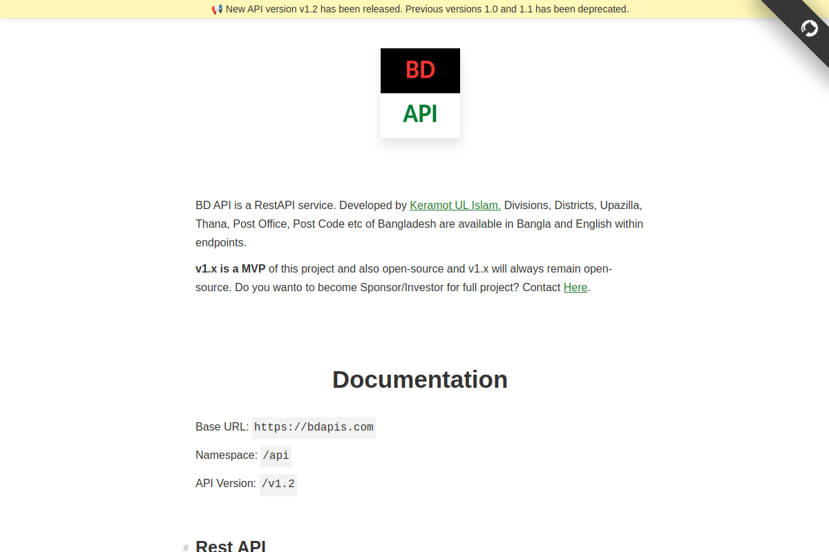 BdAPIs preview