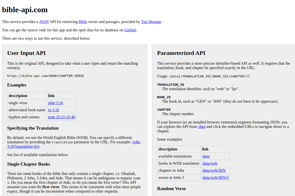 Bible-api preview