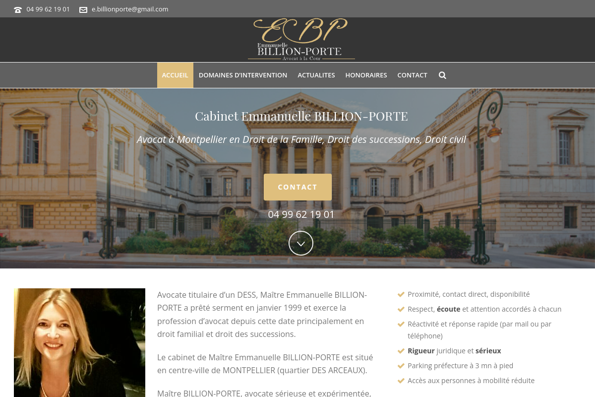 Capture du site billion-avocat-montpellier.com