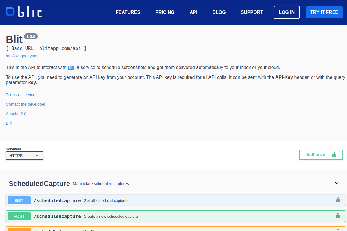 Blitapp preview