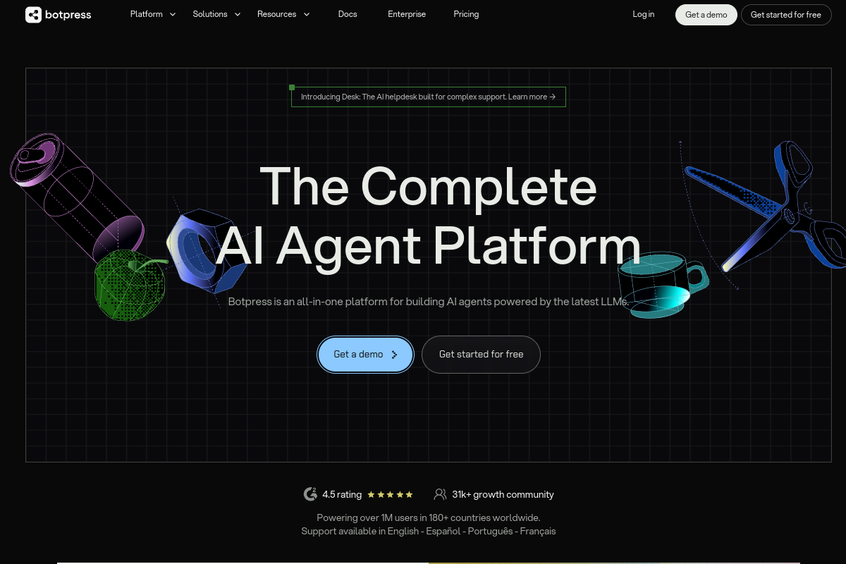 Botpress screenshot