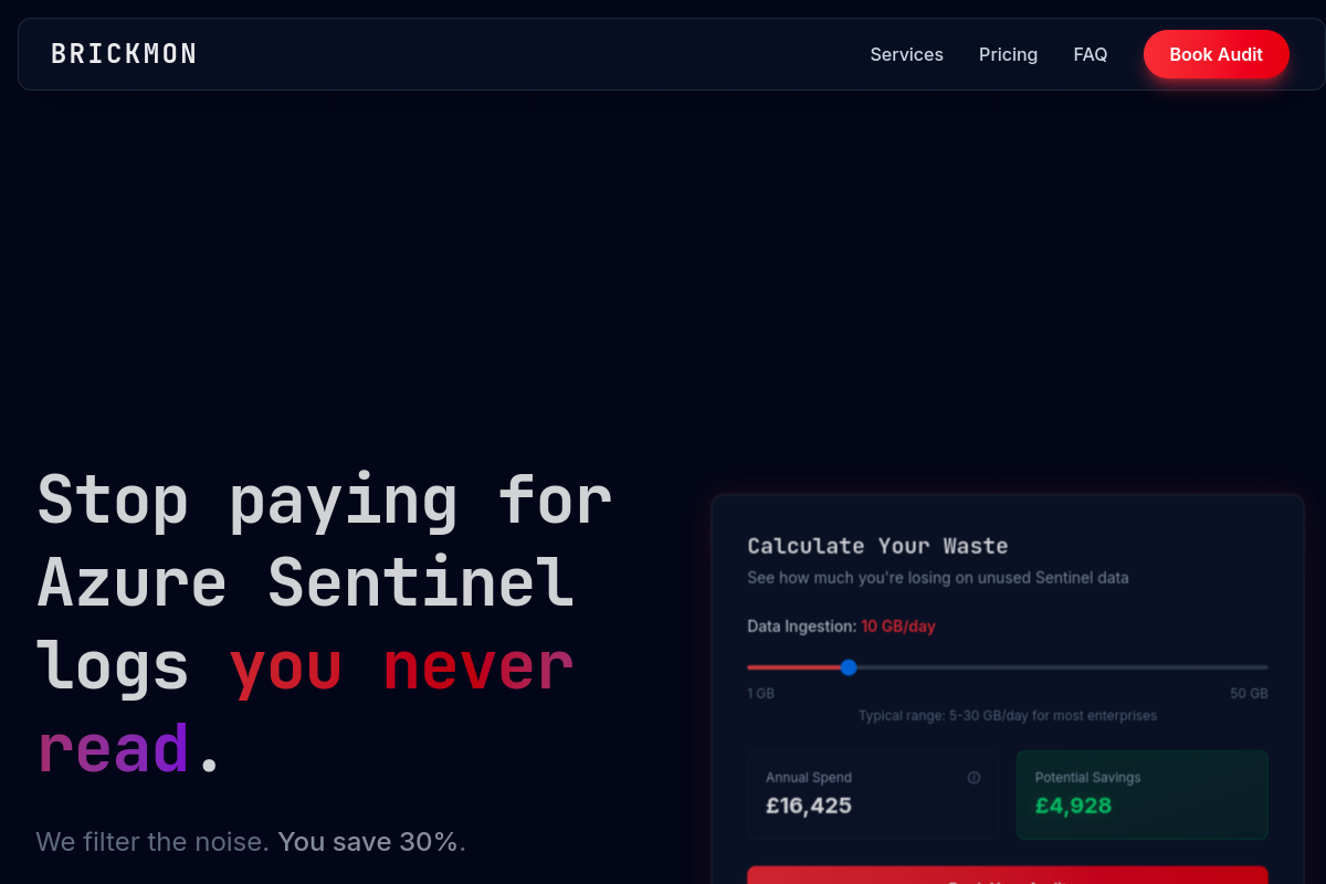 Brickmon website screenshot