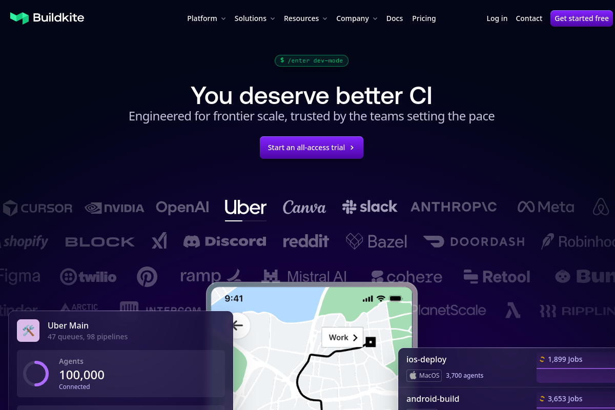 Buildkite screenshot
