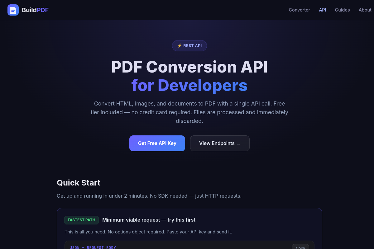 BuildPDF preview