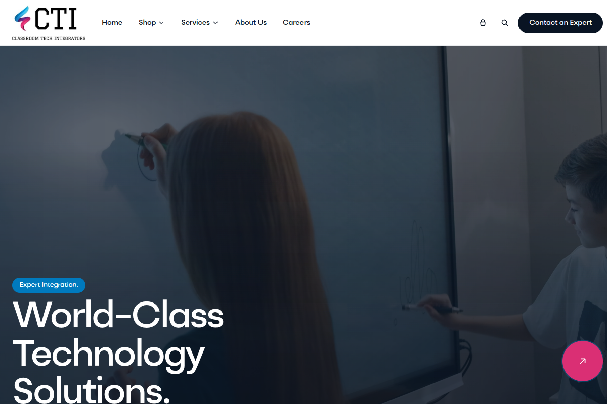 classroomtechintegrators.com homepage preview