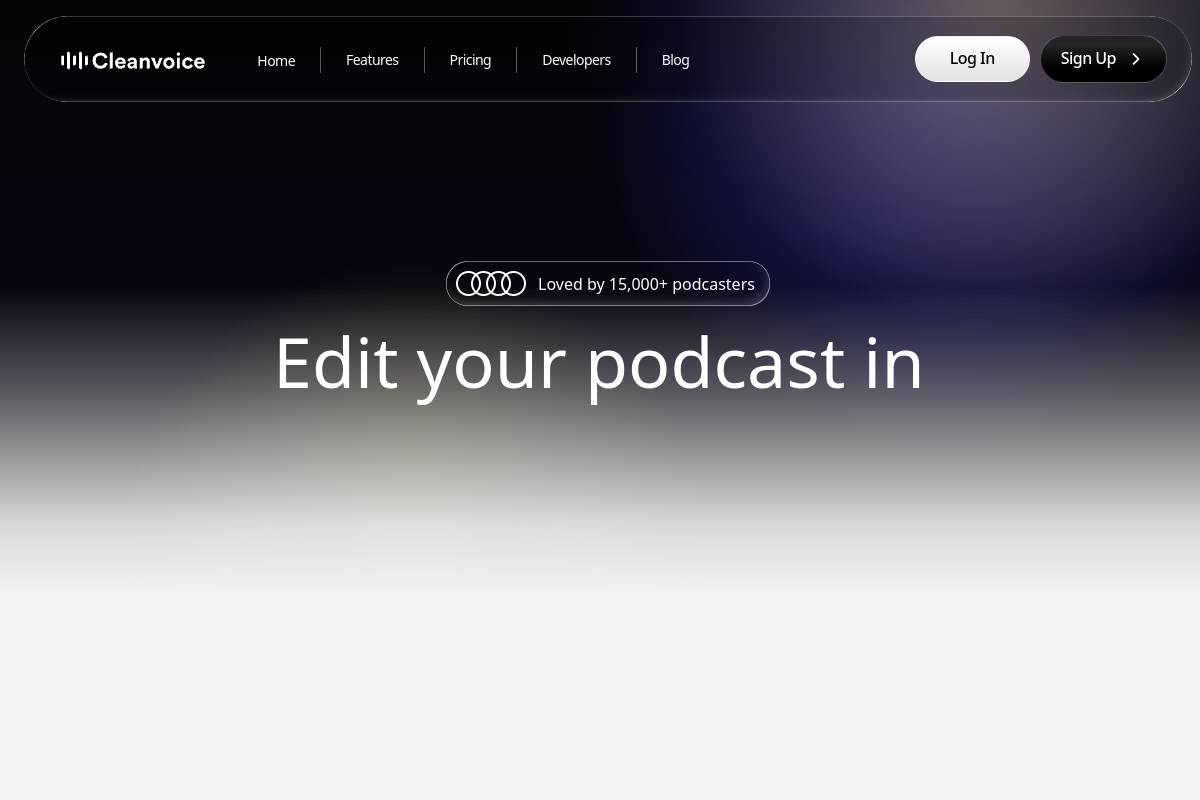 Cleanvoice screenshot