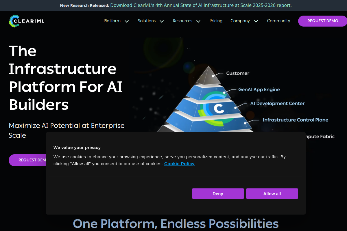 ClearML screenshot