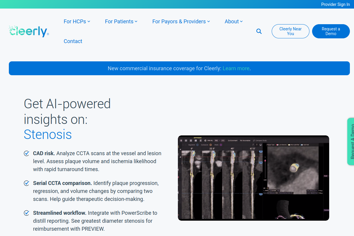Personalized Analysis and Treatment of Heart Disease website screenshot 1