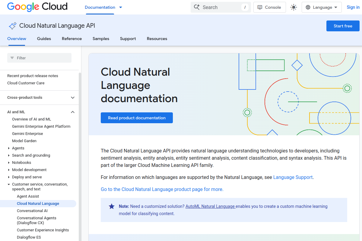 Google Cloud Natural preview
