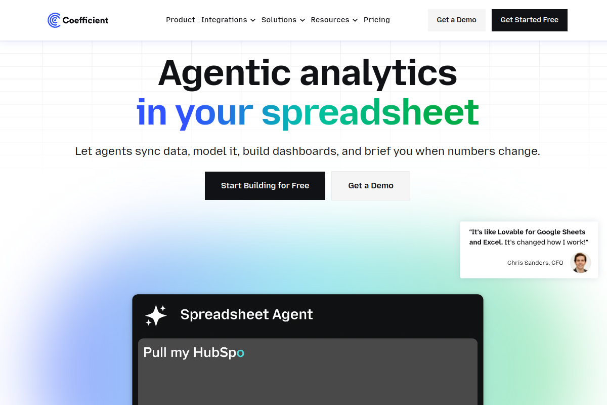 Coefficient screenshot