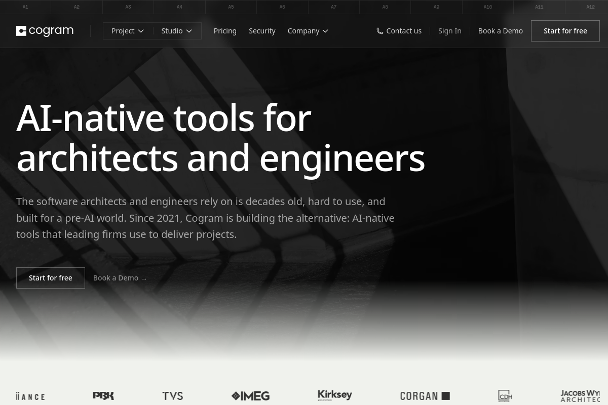 Cogram website screenshot 1