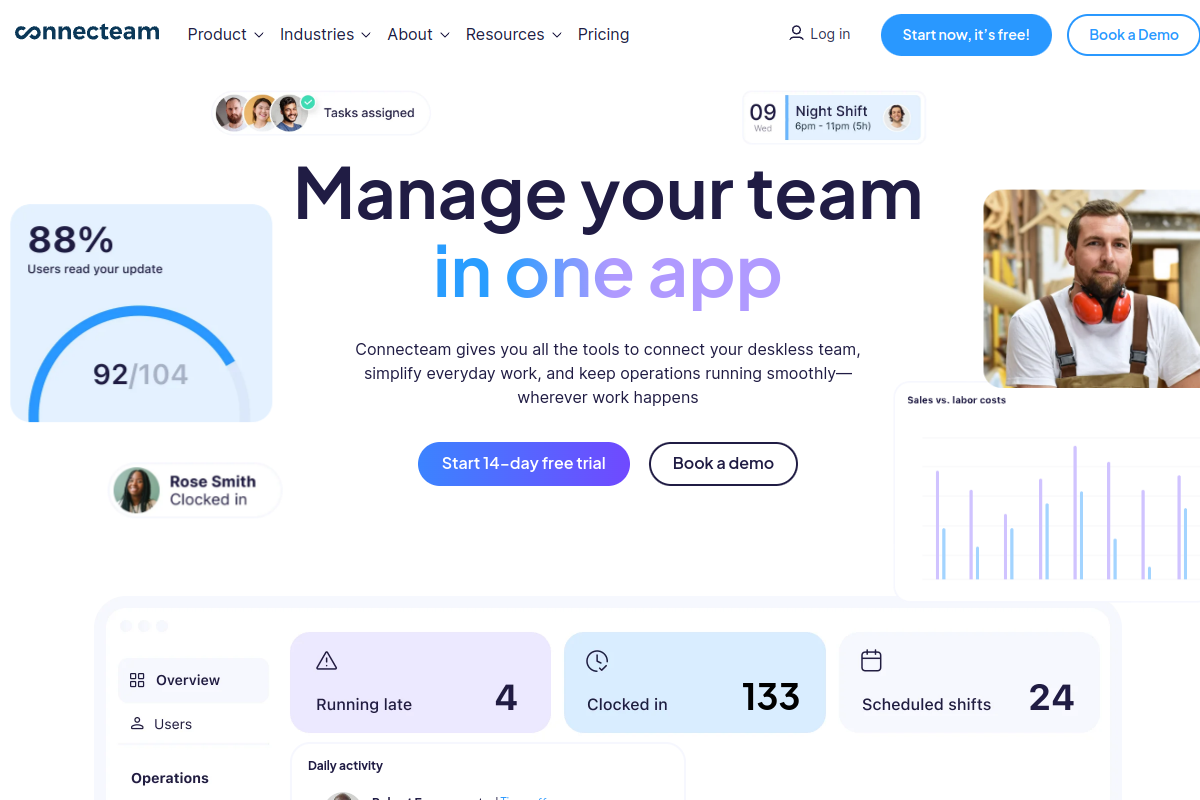 Connecteam screenshot