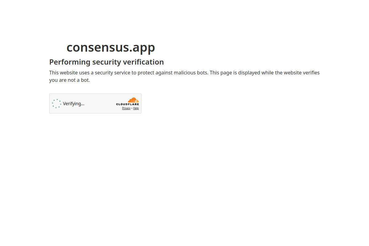 Consensus screenshot