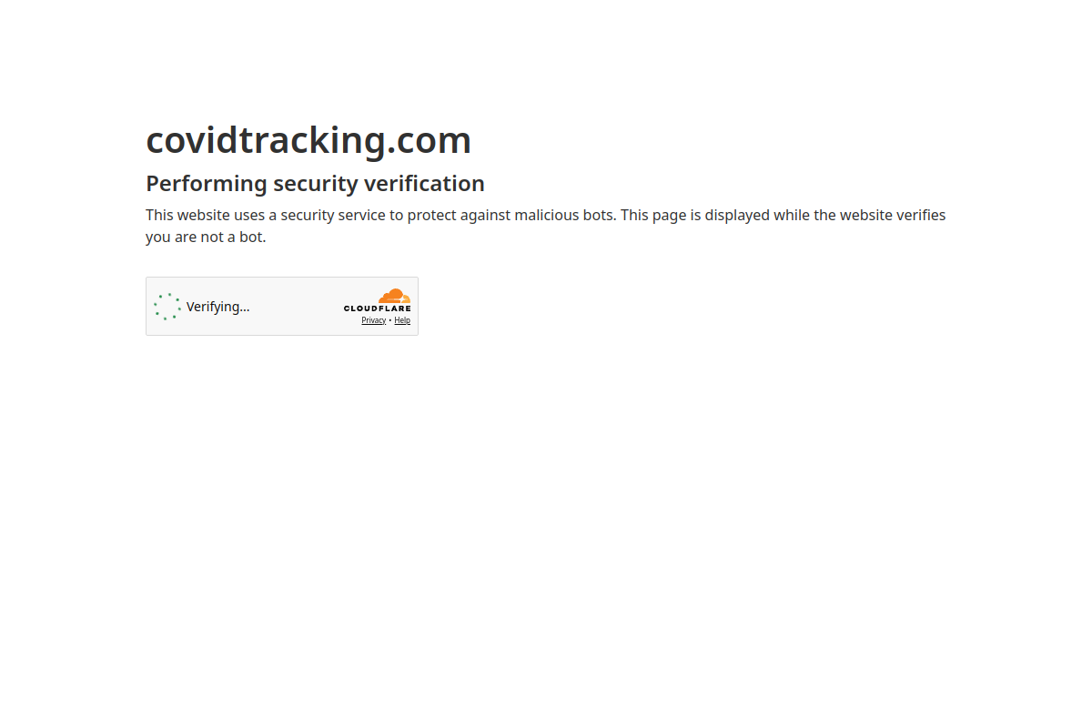 Covid Tracking Project preview