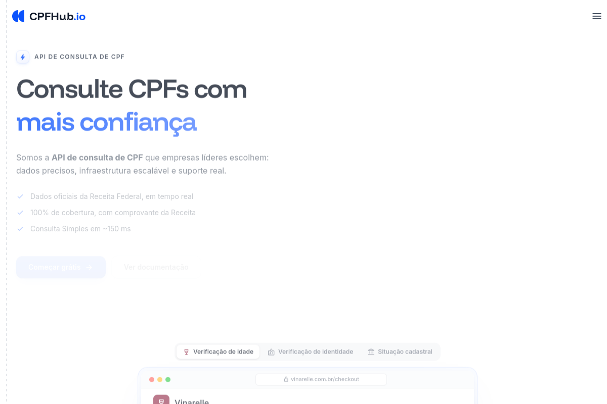 CPFHub preview