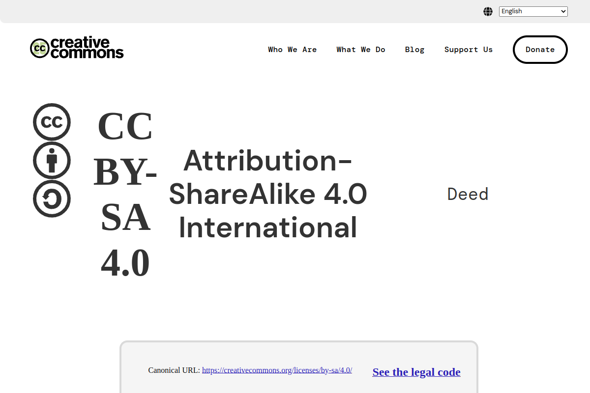 CC BY-SA-4.0 website screenshot 1