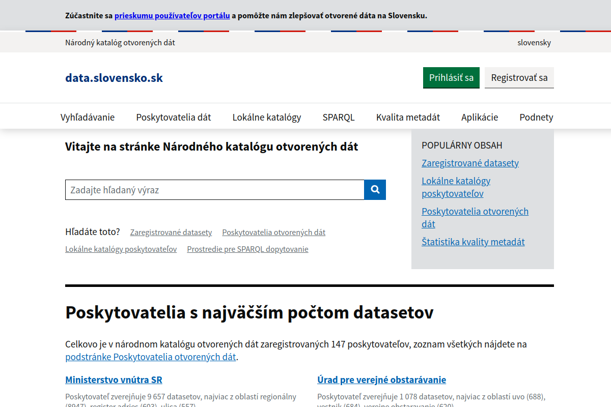 Open Government, Slovakia preview