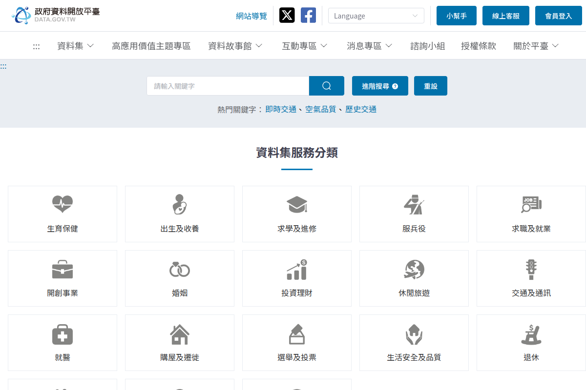 Open Government, Taiwan preview