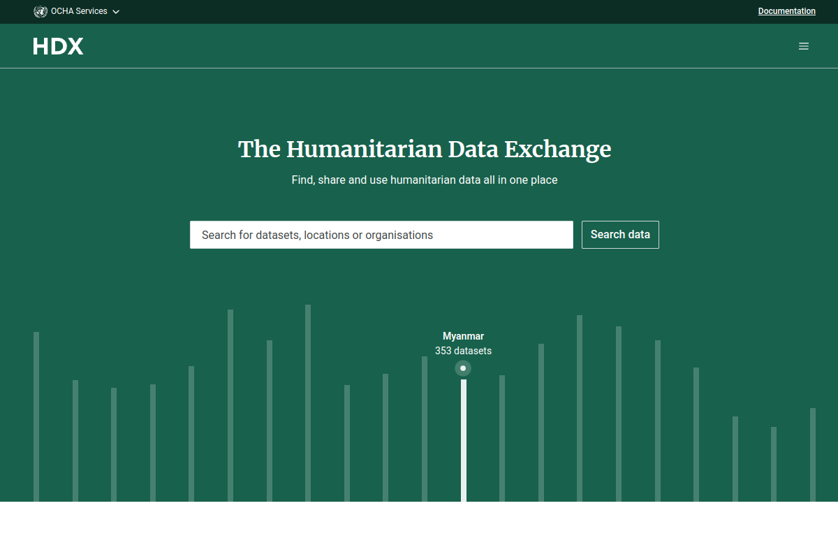 Humanitarian Data Exchange preview