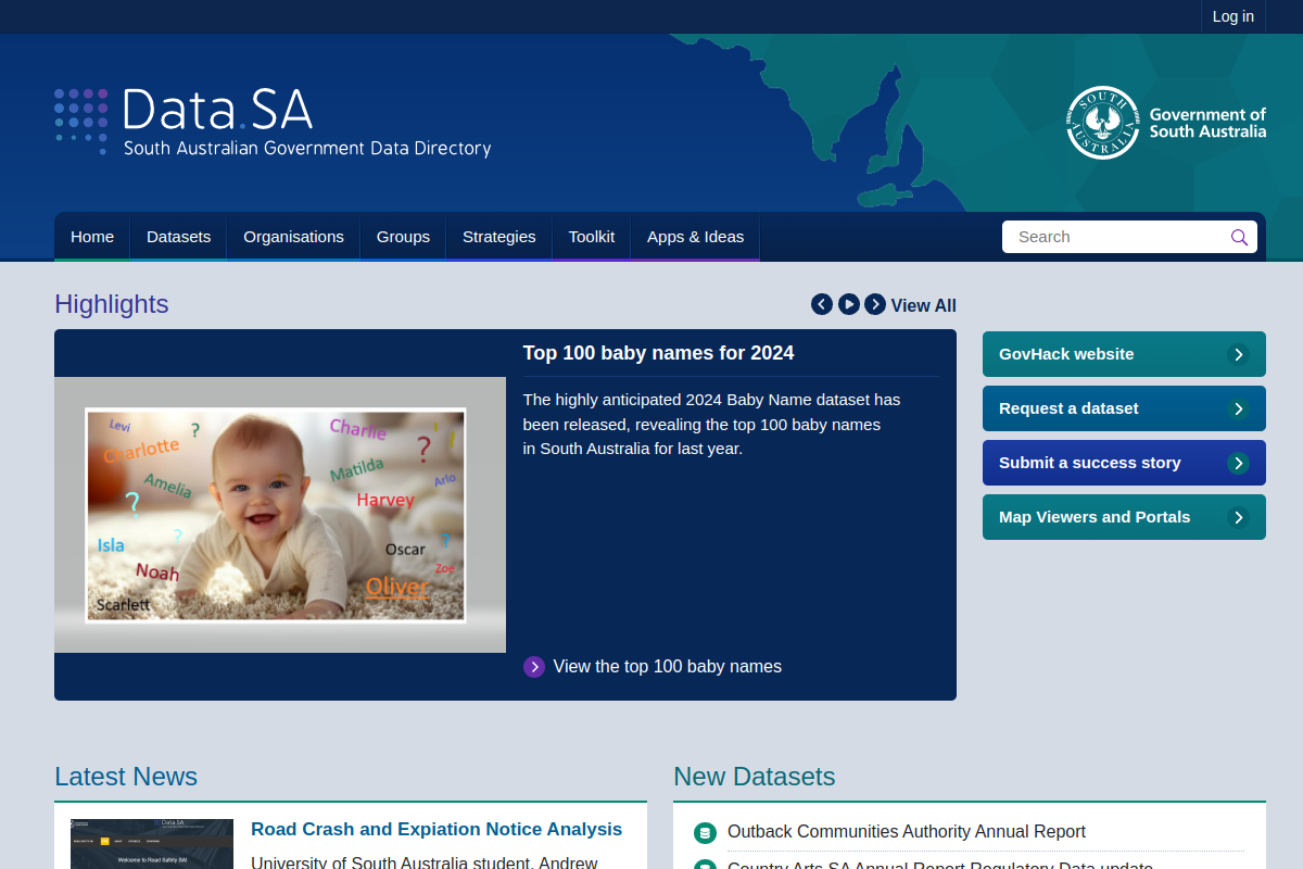 Open Government, South Australian Government preview