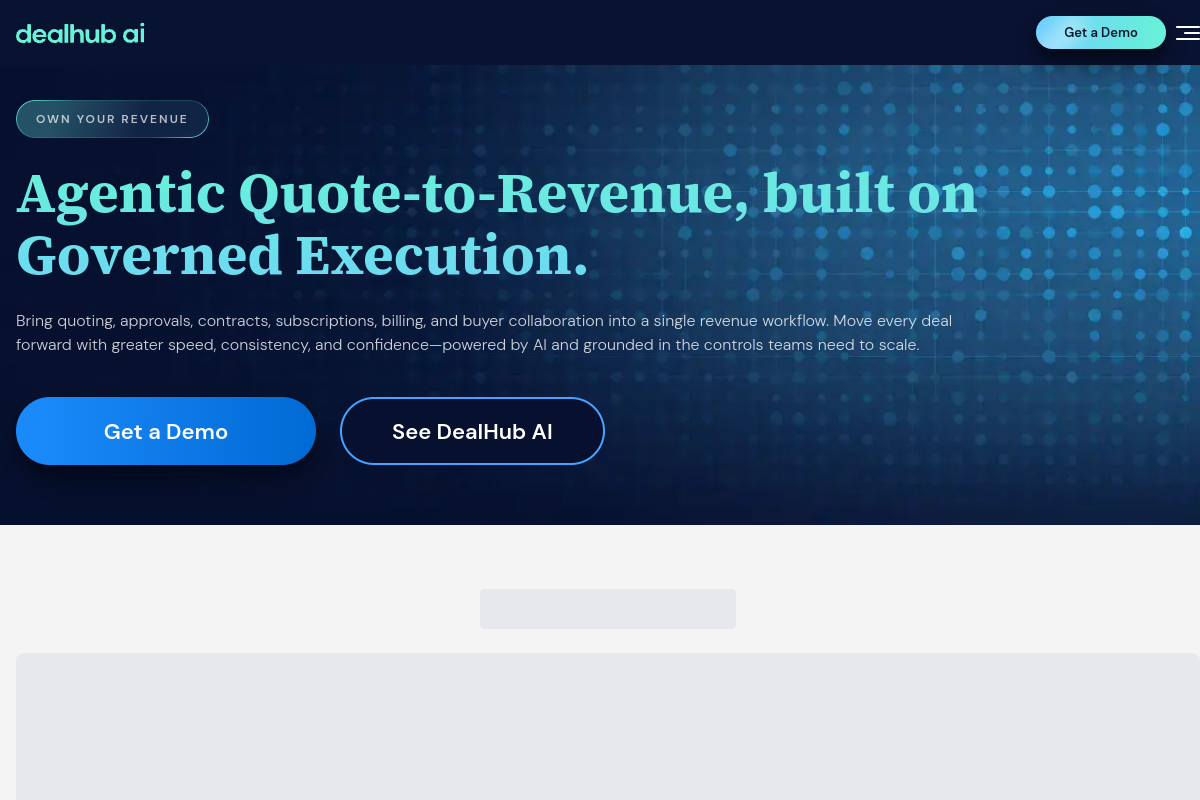 DealHub screenshot