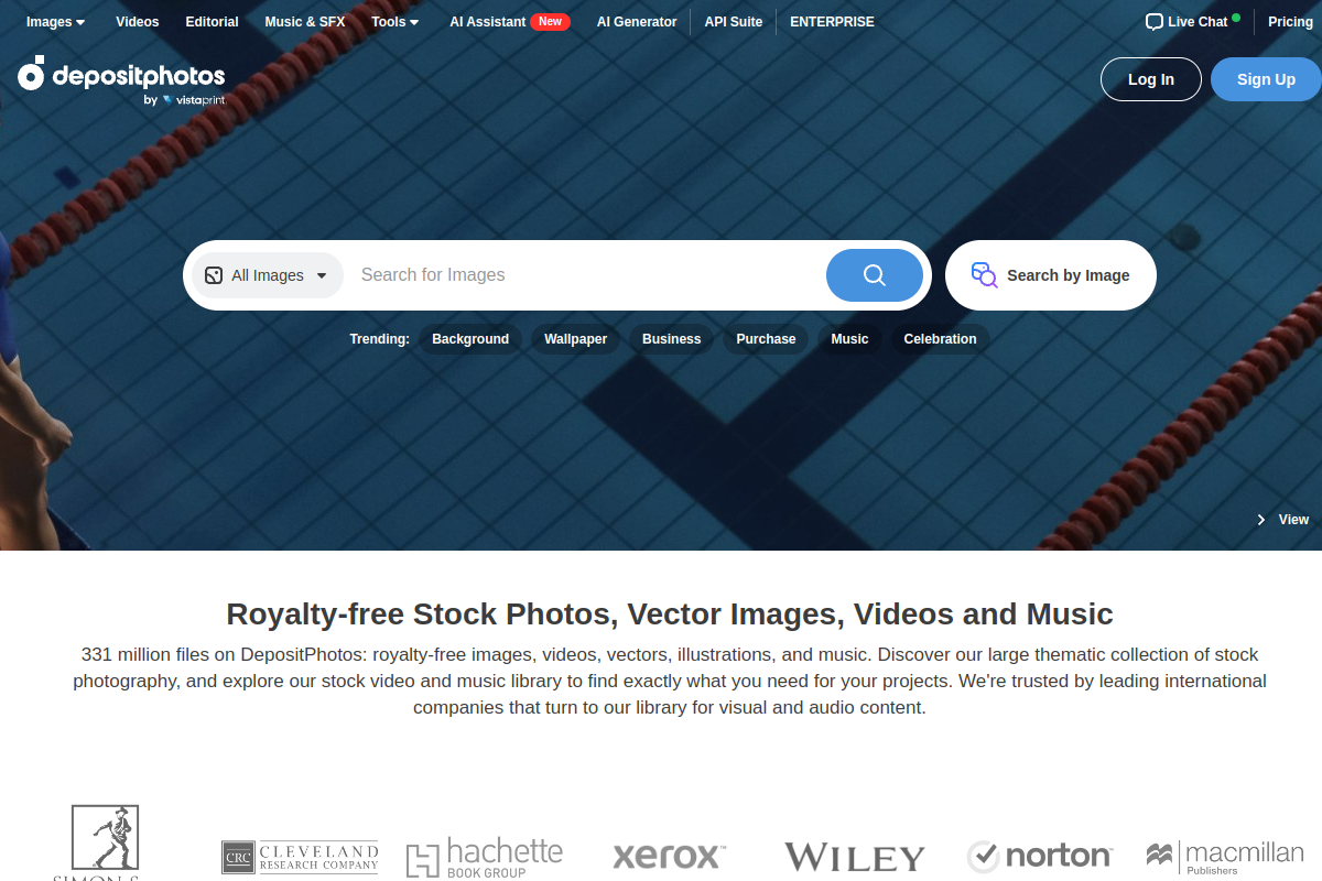 Depositphotos screenshot
