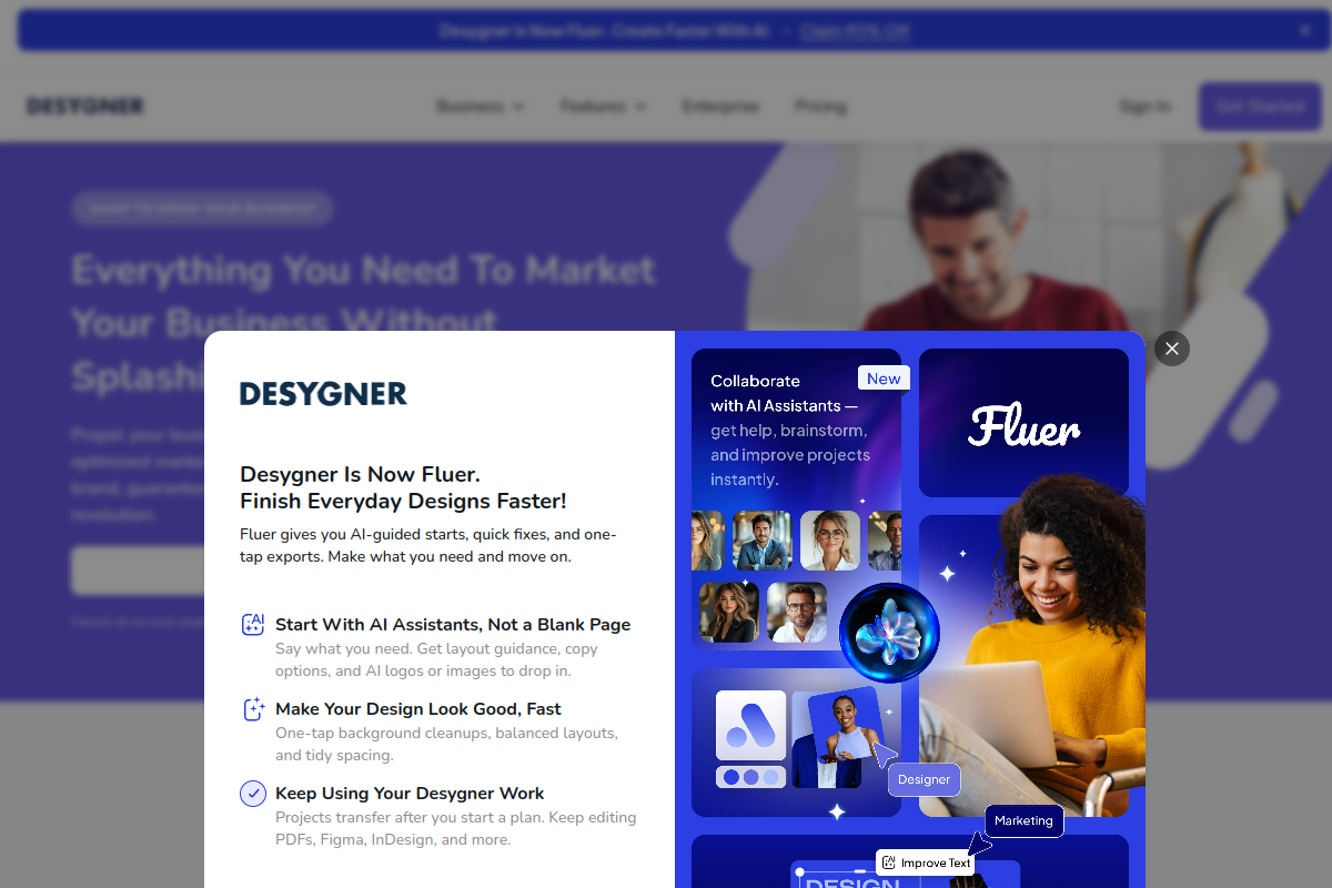 Desygner screenshot
