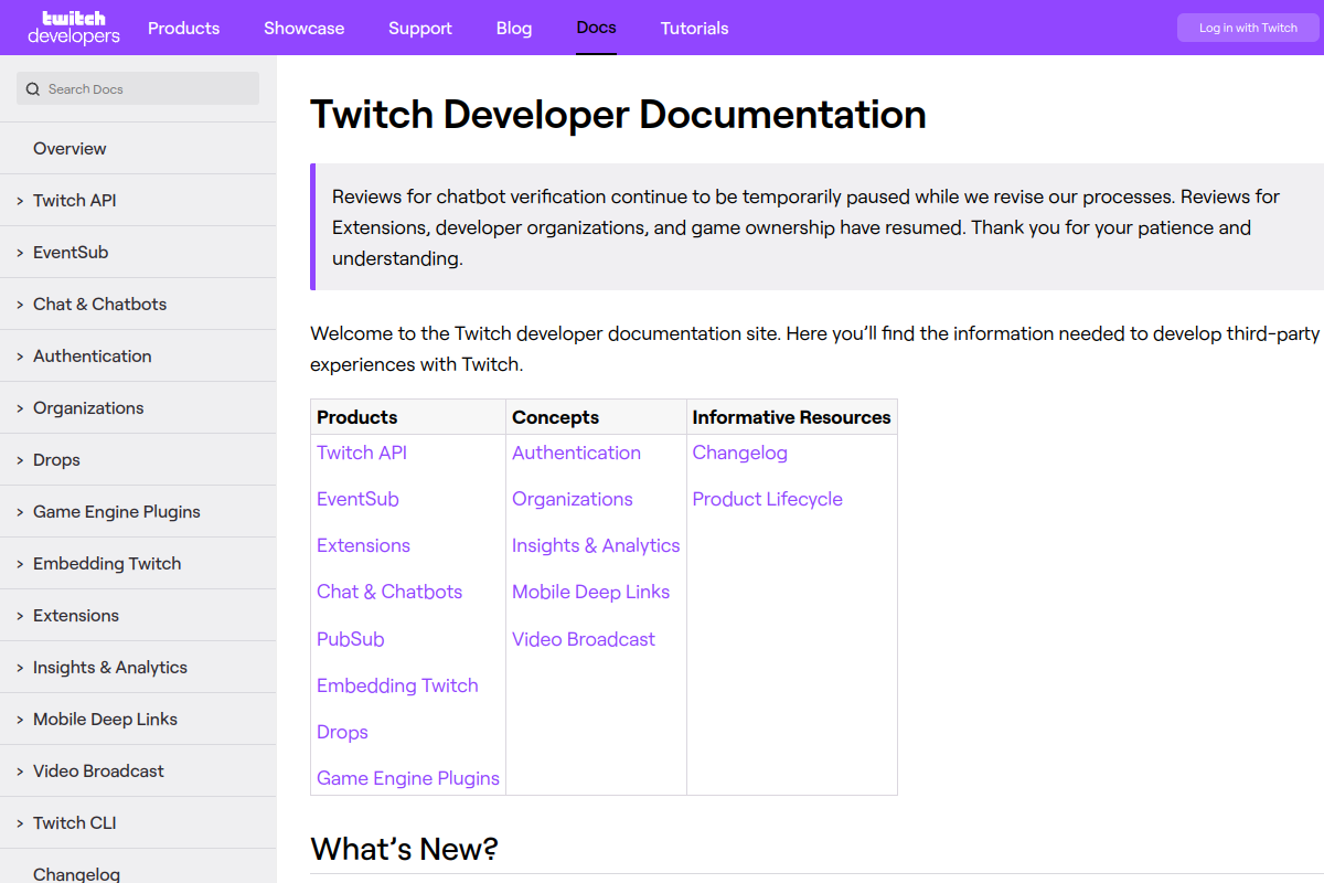 Twitch preview