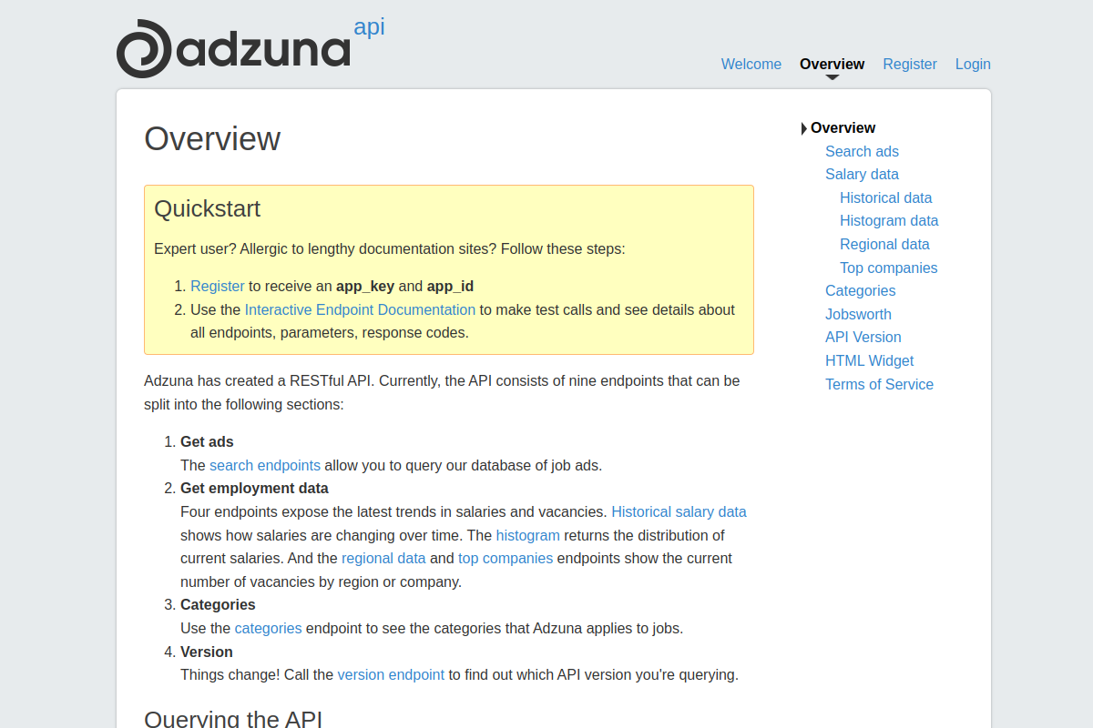 Adzuna preview