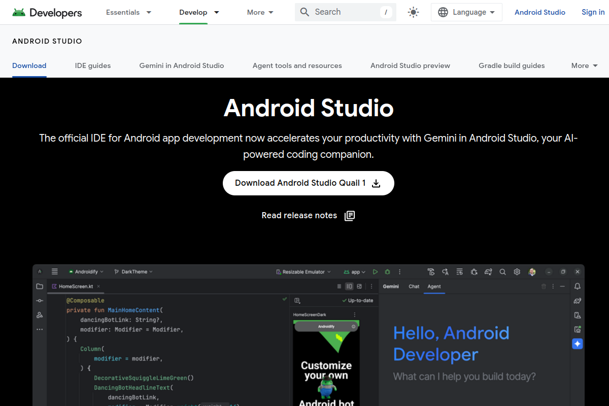 Android Studio screenshot