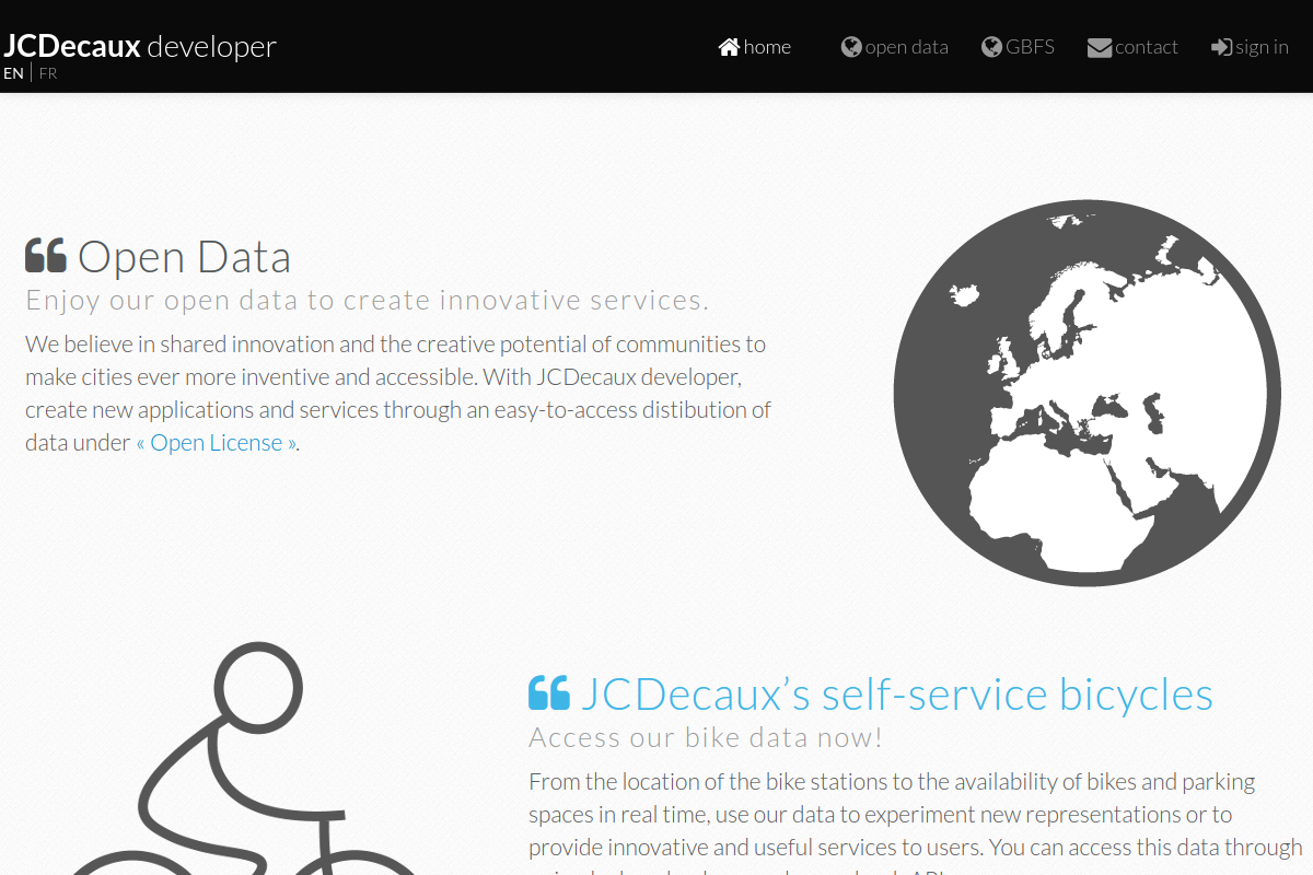 JCDecaux Bike preview