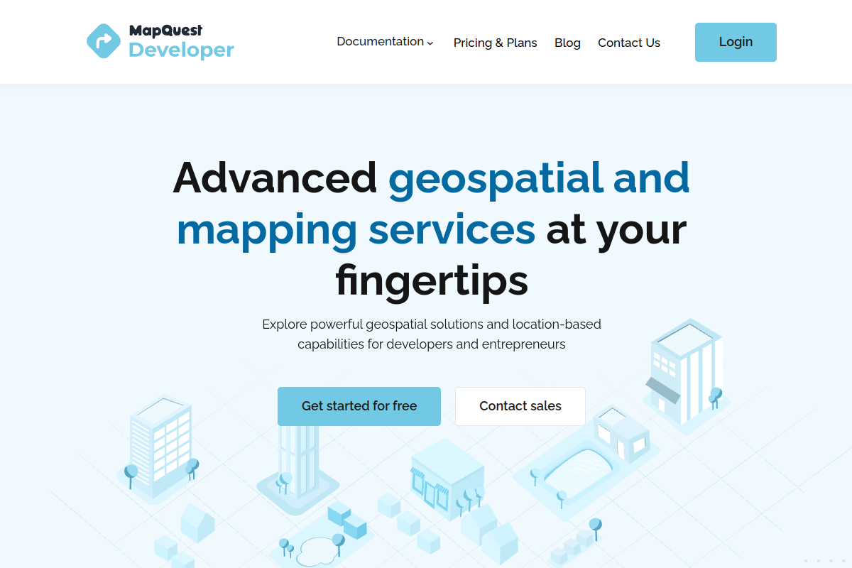 MapQuest API preview